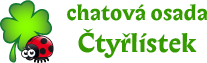 Chatová osada Čtyřlístek u Máchova jezera