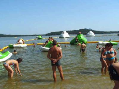 Aquapark Staré Splavy nedaleko Chatové osady Čtyřlístek
